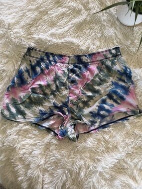 PINK Victoria's Secret Multicolor Tie-Dye Lounge Shorts